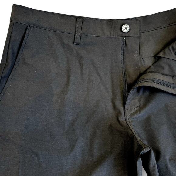 Callaway Classic Chino Casual Golf Shorts Stretchy Size 38 Dark Brown Flat Front - Picture 5 of 12